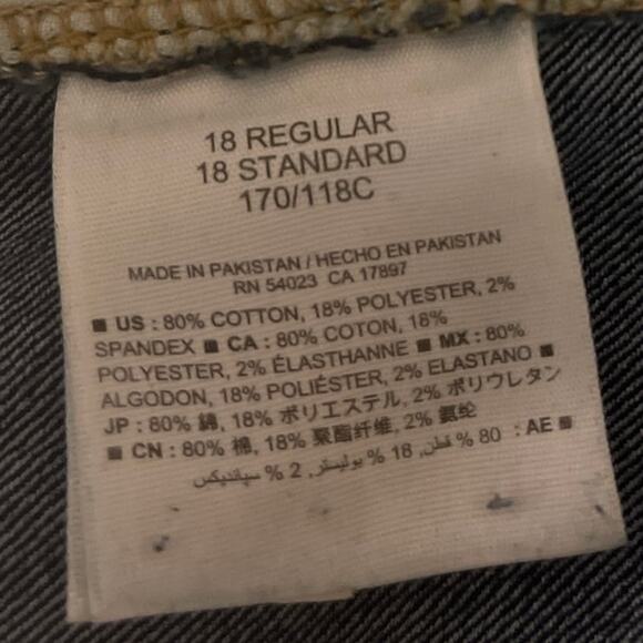 Old Navy Maternity Skinny Jeans Full Panel Dark Wash‎ Denim Size 18R - Picture 6 of 11